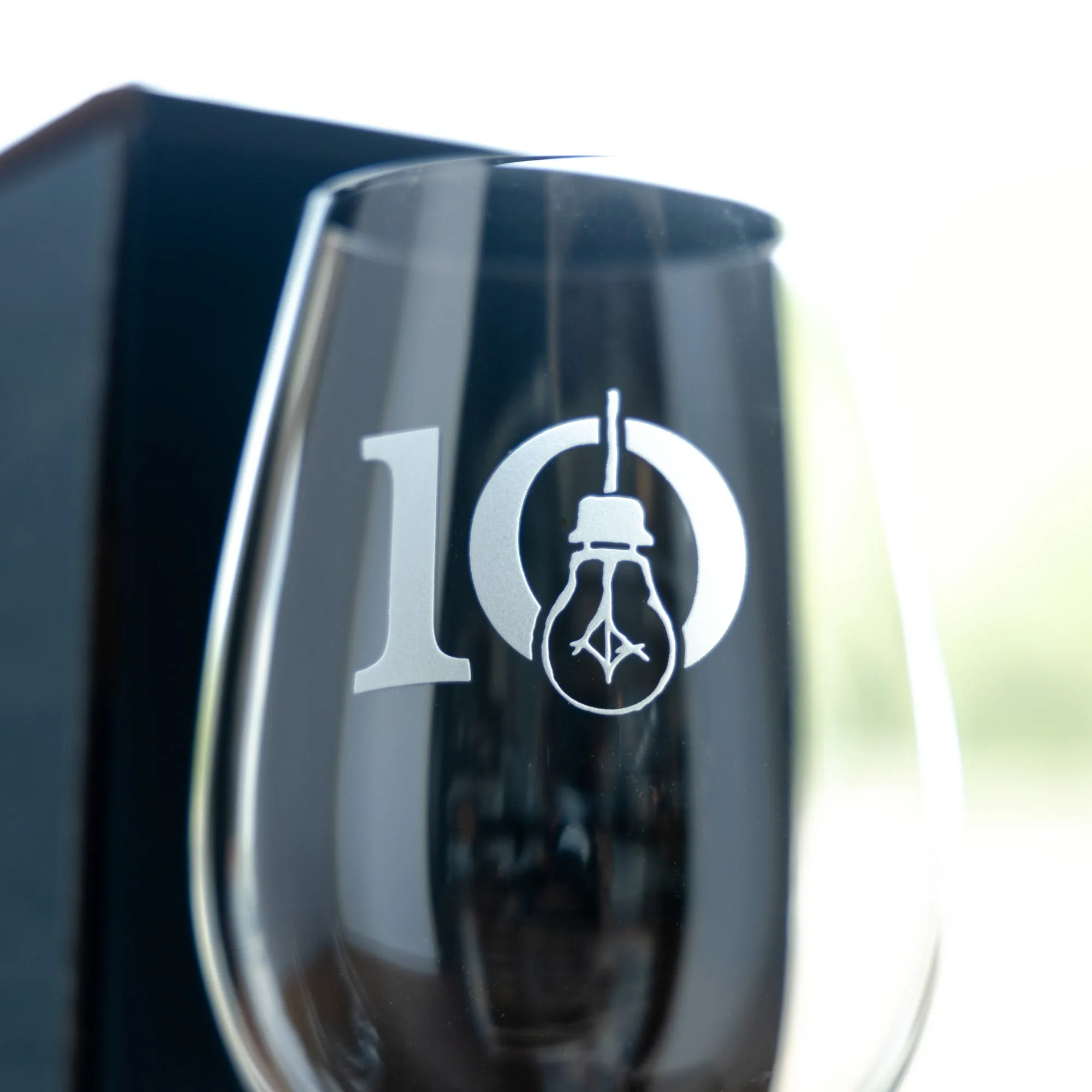 10 Year Wine Glass