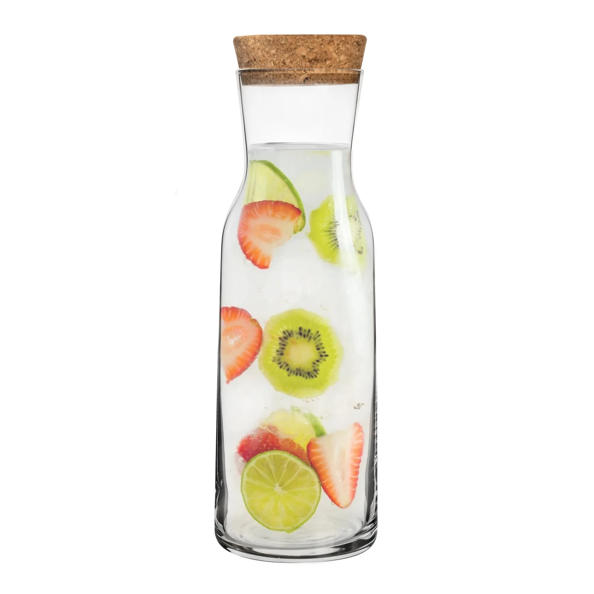 1.2L Aquaria Glass Carafe with Cork Lid