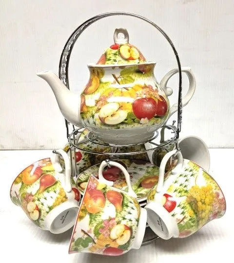 15 PC Apple Tea Set