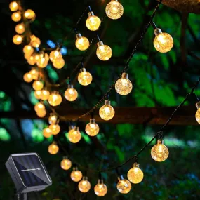 200 Solar String Lights, 8 Modes, IP65 Water Resistant, Noveden