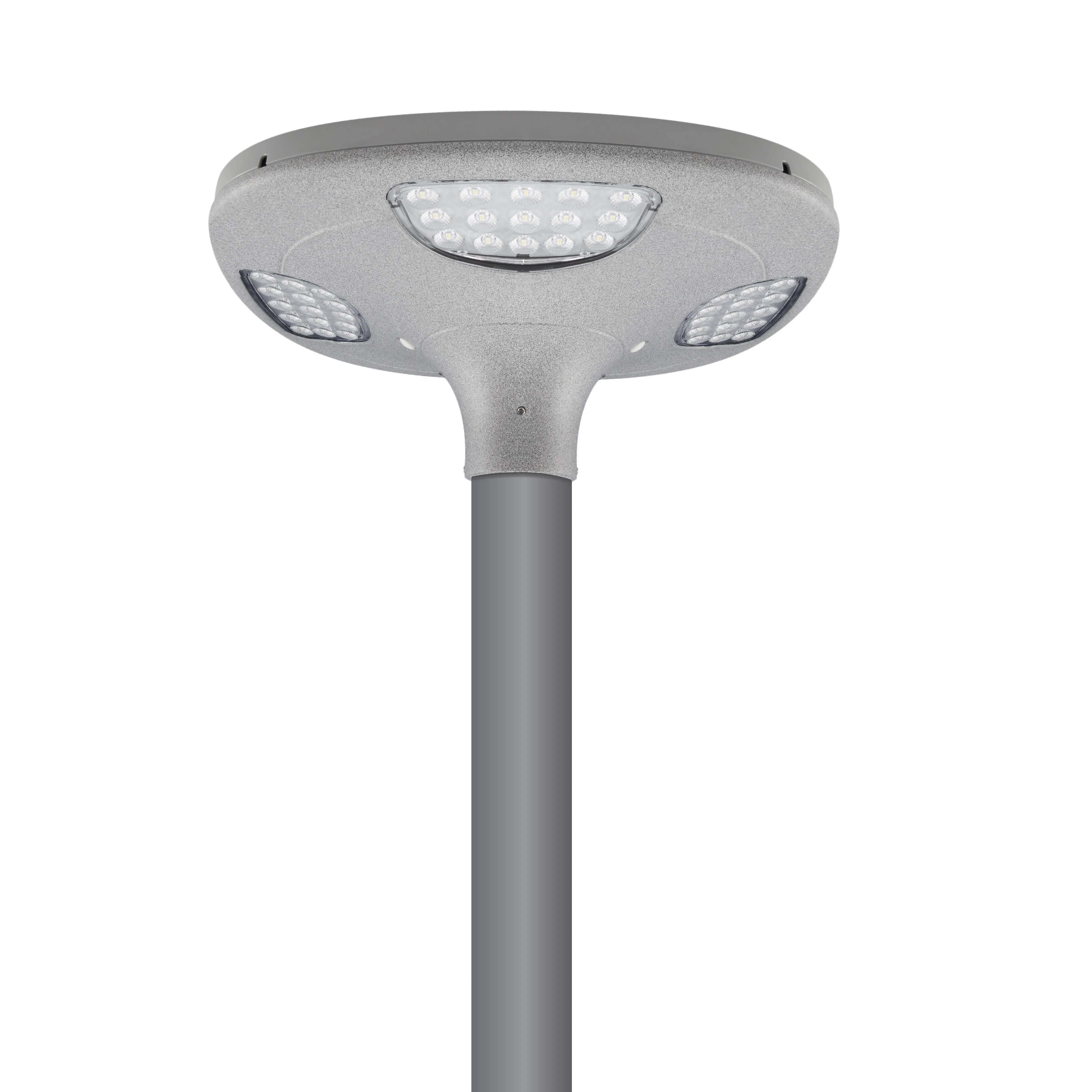 2000 Lumen Solar Post Top - LED Pathway And Street Light