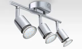 3 Led Light Track Lighting - Ceiling or Wall Mount