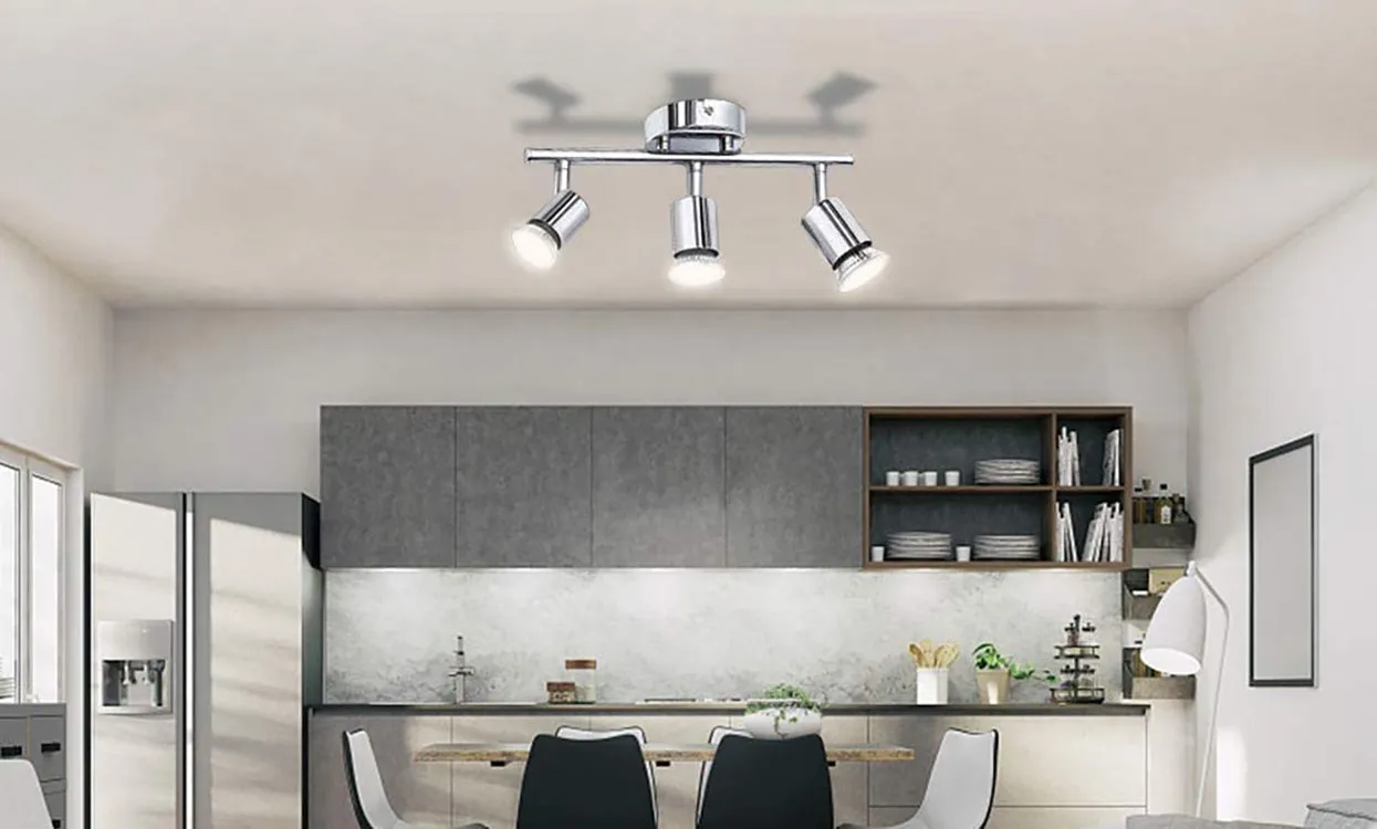 3 Led Light Track Lighting - Ceiling or Wall Mount