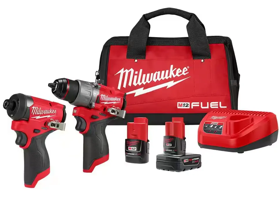 3497-22 Milwaukee M12 Fuel Cordless 2-Tool Combo Kit (3404-20, 3453-20)