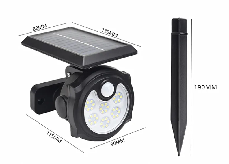 36 LED Solar Spotlight