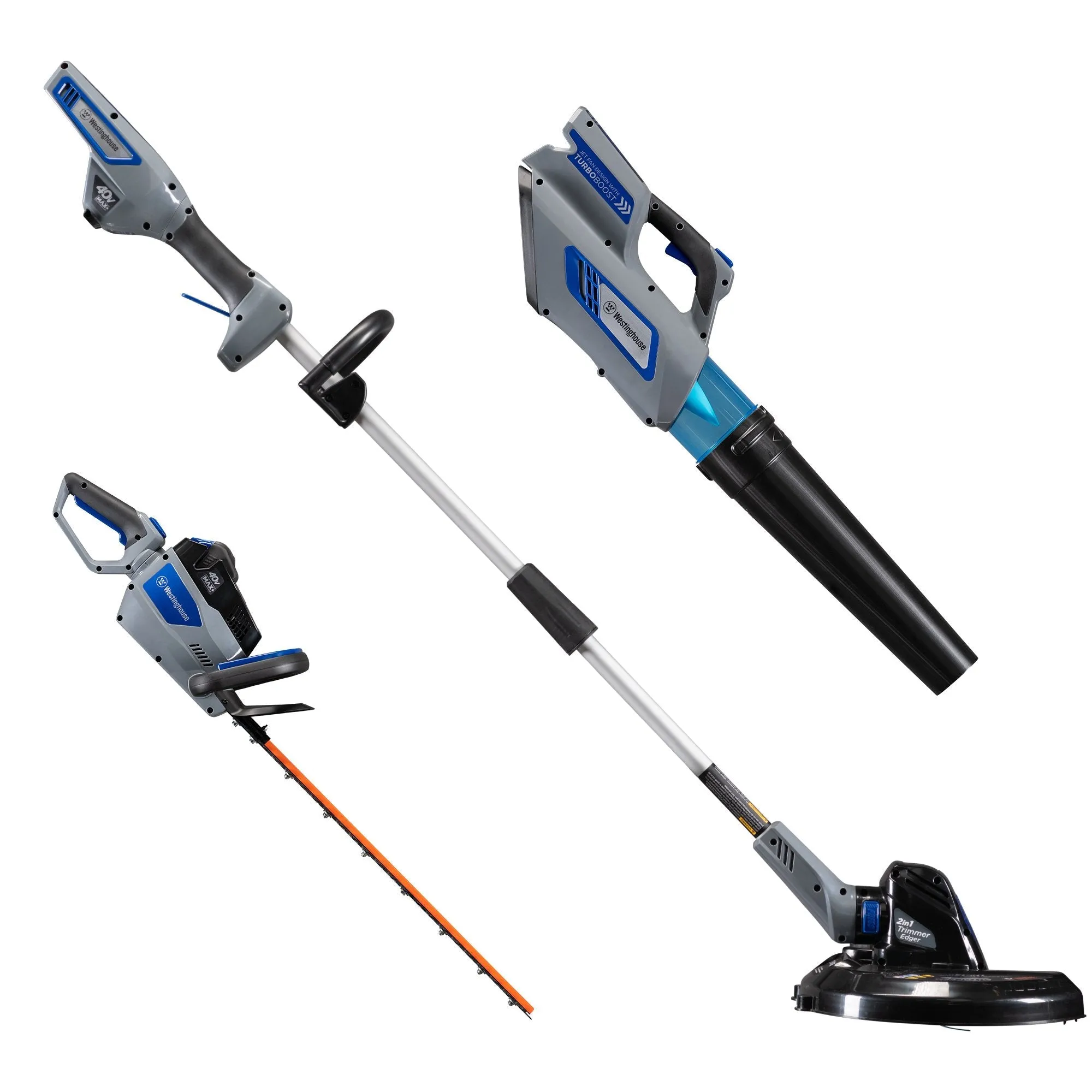 40V String Trimmer/Leaf Blower/Hedge Trimmer Set