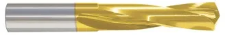 460-102500A: 0.2500 (1/4), Stub Length Carbide Twist Drill- 135 deg, TiN, USA