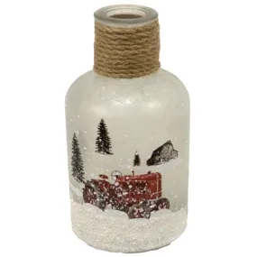 4.75" Glass Tractor Bottle