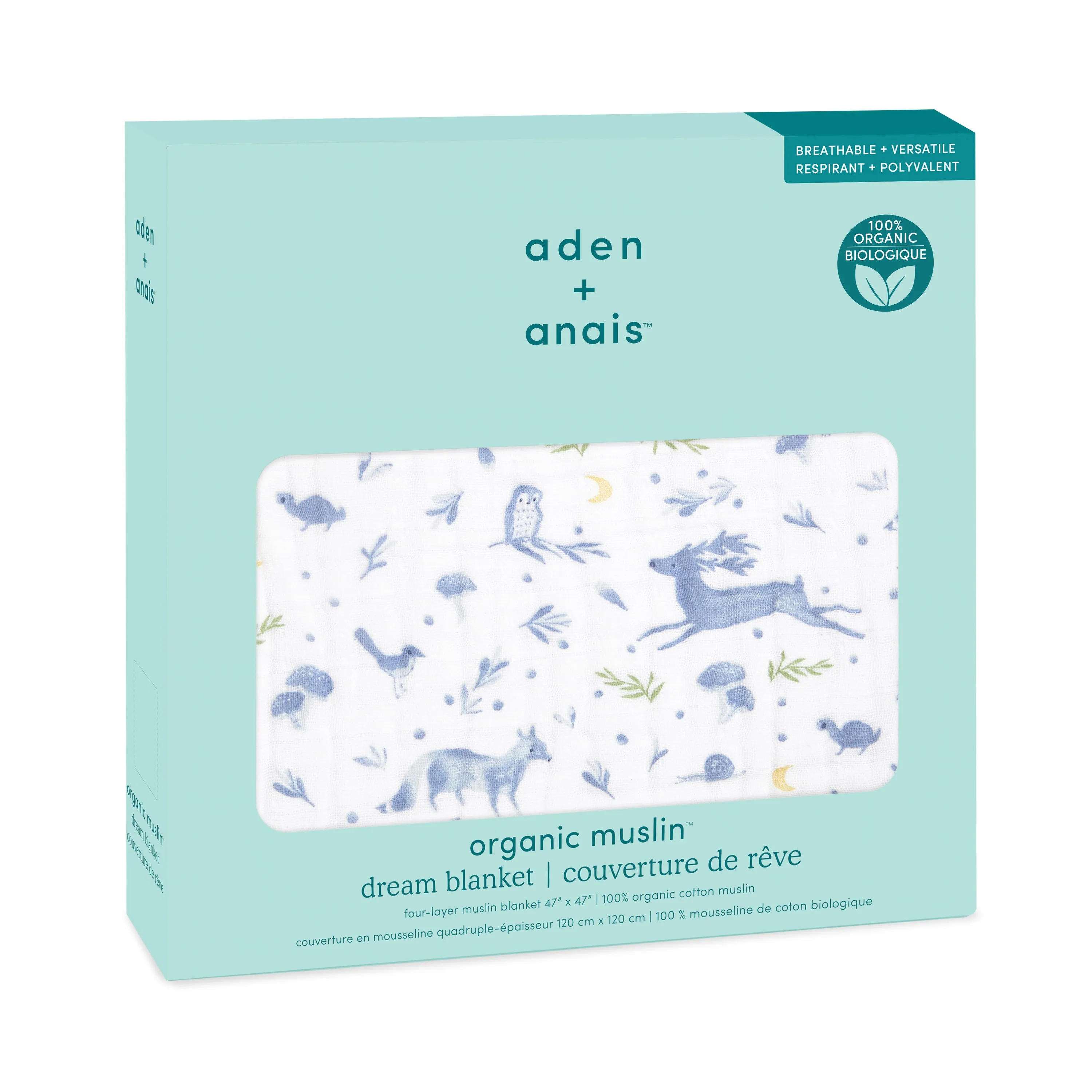 Aden   Anais outdoors ORGANIC dream blanket