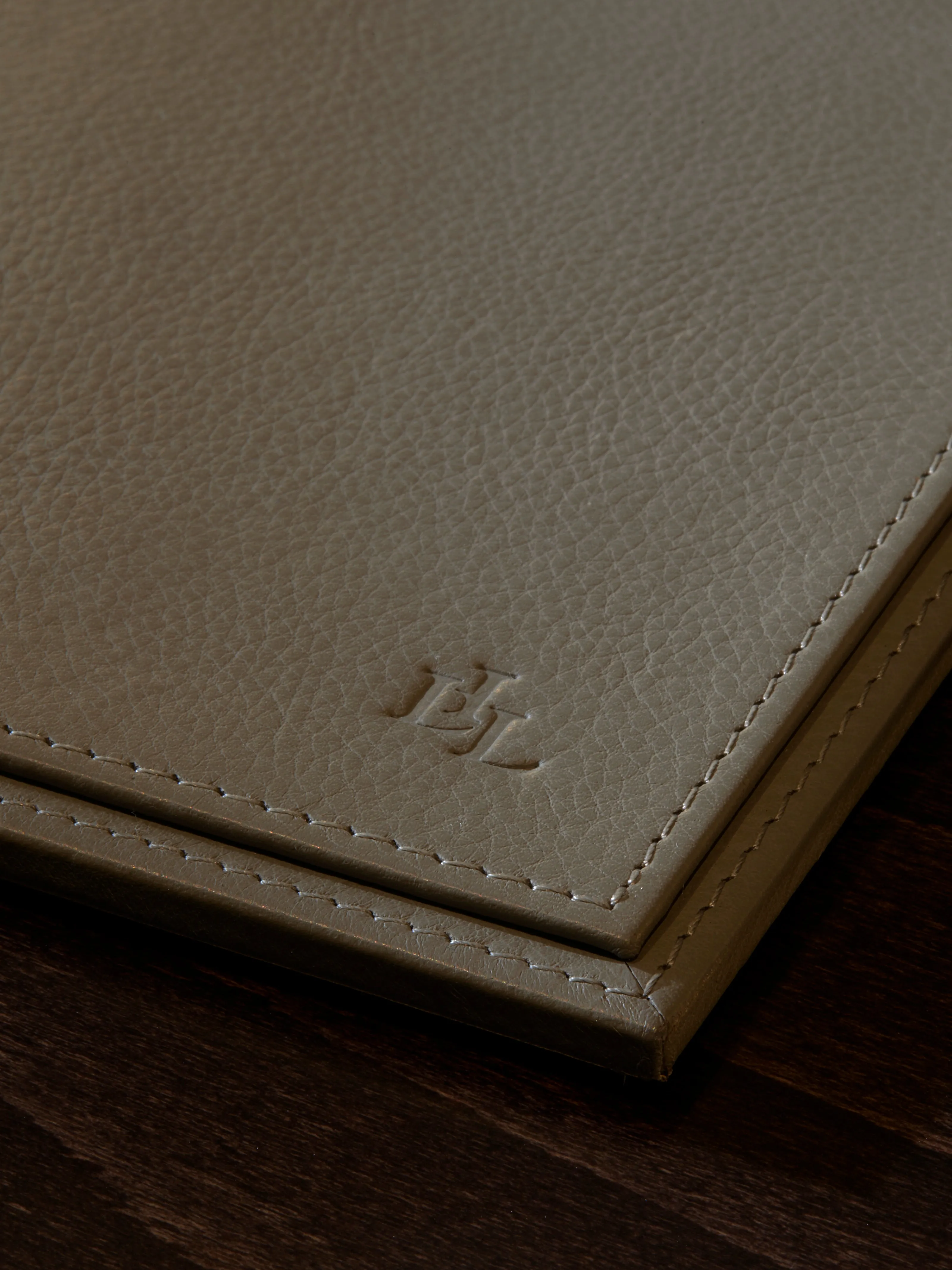 Adler Leather Desk Pad - Smoke