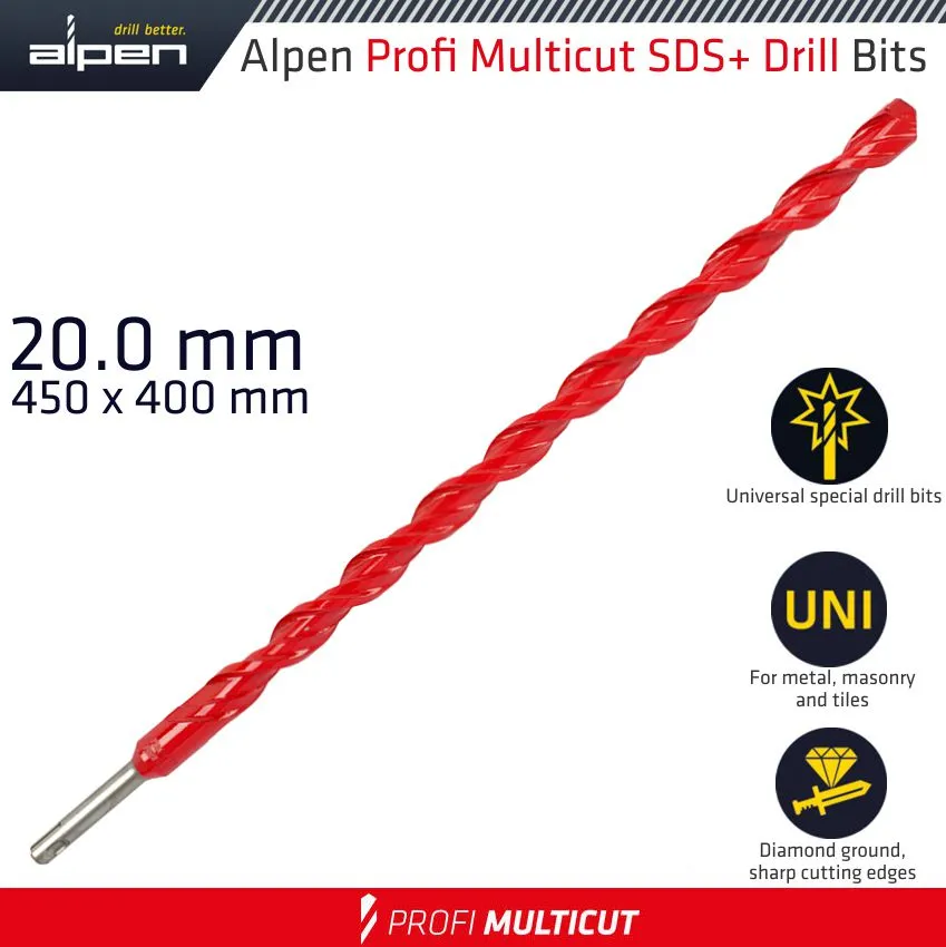 ALPEN PROFI MULTICUT SDS  SHANK PLW 20 x 450 ALP579020