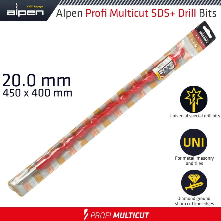 ALPEN PROFI MULTICUT SDS  SHANK PLW 20 x 450 ALP579020