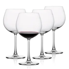 Anko Australia Oversized Designer Wine Glasses Set of 4 | 620ml | Dishwasher Safe Wine Glass Set For All Occassions |Bar Accessories For Home, Restaurants | Ideal Gifting Set |100% Lead & Cadmium Free