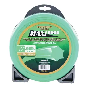 ARNOLD Maxi Edge WLM-180 Trimmer Line, 0.080 in Dia, 280 ft L, Polymer, Green