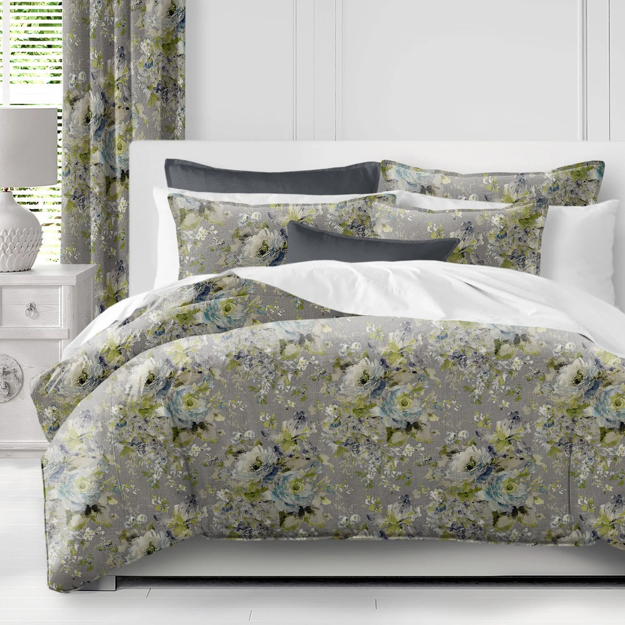 Athena Linen Heather Gray Bedding