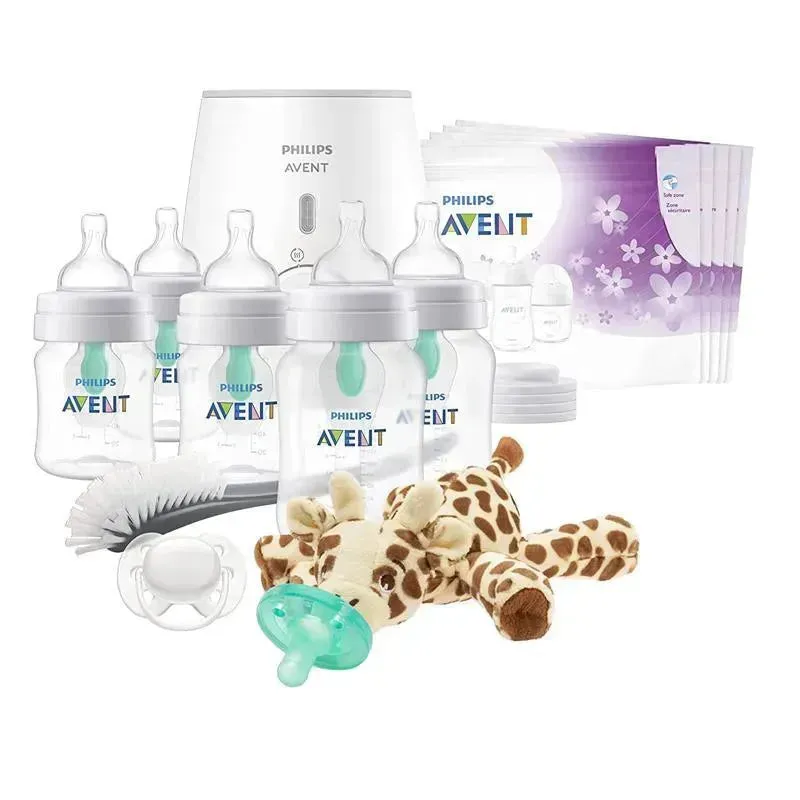 Avent - Anti-Colic Baby Bottle With Airfree Vent All In One Gift Set