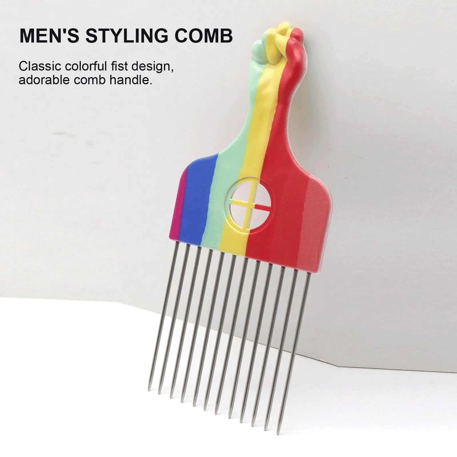 Barber Metal Afro Comb