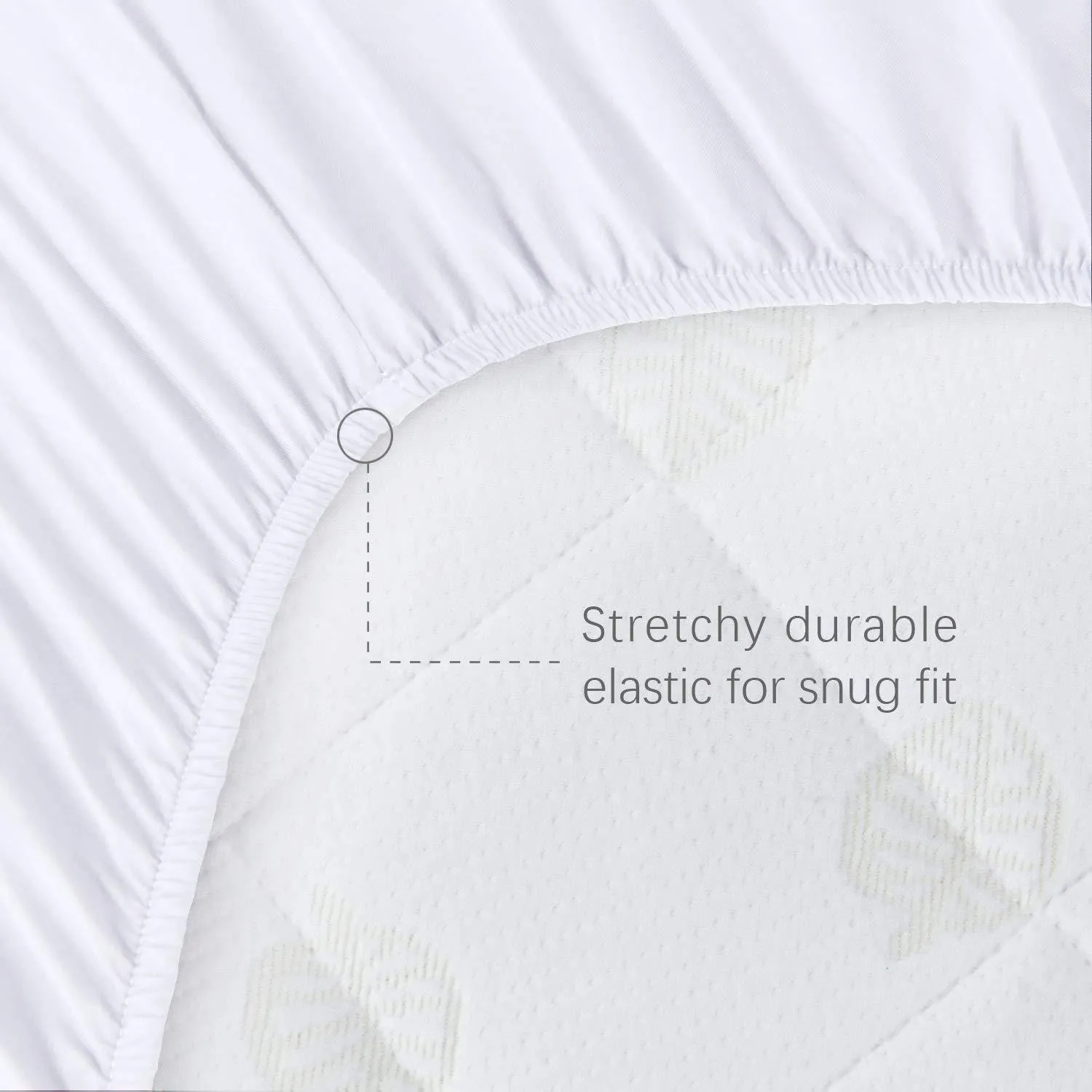 Bassinet Mattress Pad Cover - Fits Graco Sense2Snooze Bassinet, 2 Pack, Bamboo, Waterproof