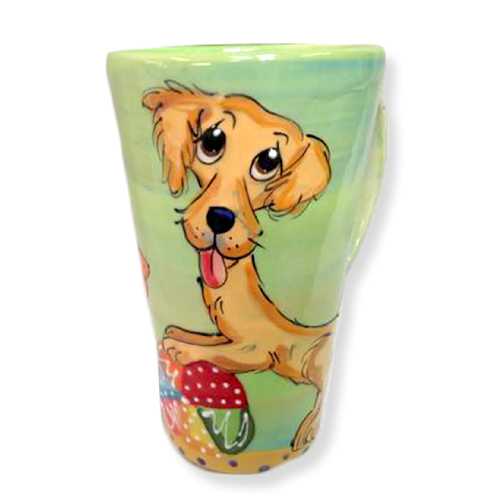 Beach Daze Golden Retriever Tall Latte Mug