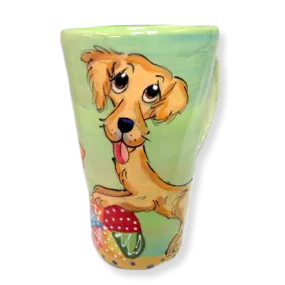 Beach Daze Golden Retriever Tall Latte Mug