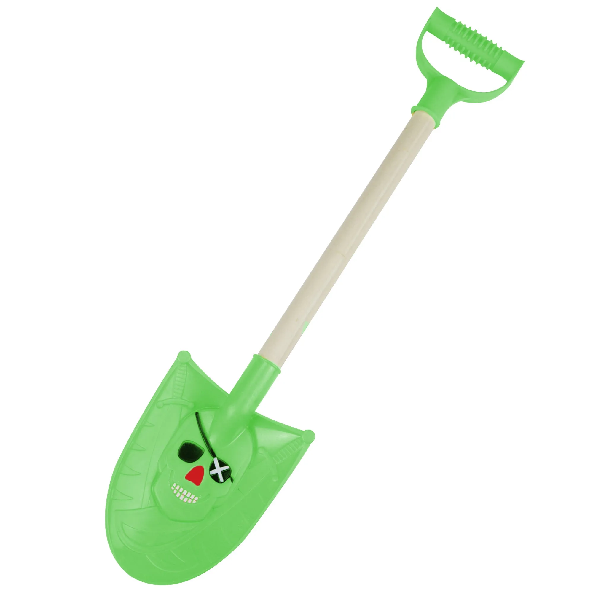 Beach Shovel With Wood Handle, Pirate- Small