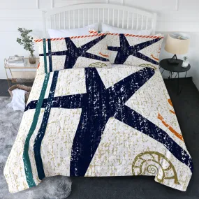 Beachy Starfish Comforter Set