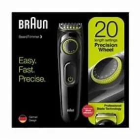 Beard Trimmer | Color: Black | Accessories No.: 3 | Reachargable : Yes |Battery Indicato