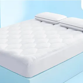 Bedsure Breescape Extra Cooling Mattress Pad with Thick Quilted Cover