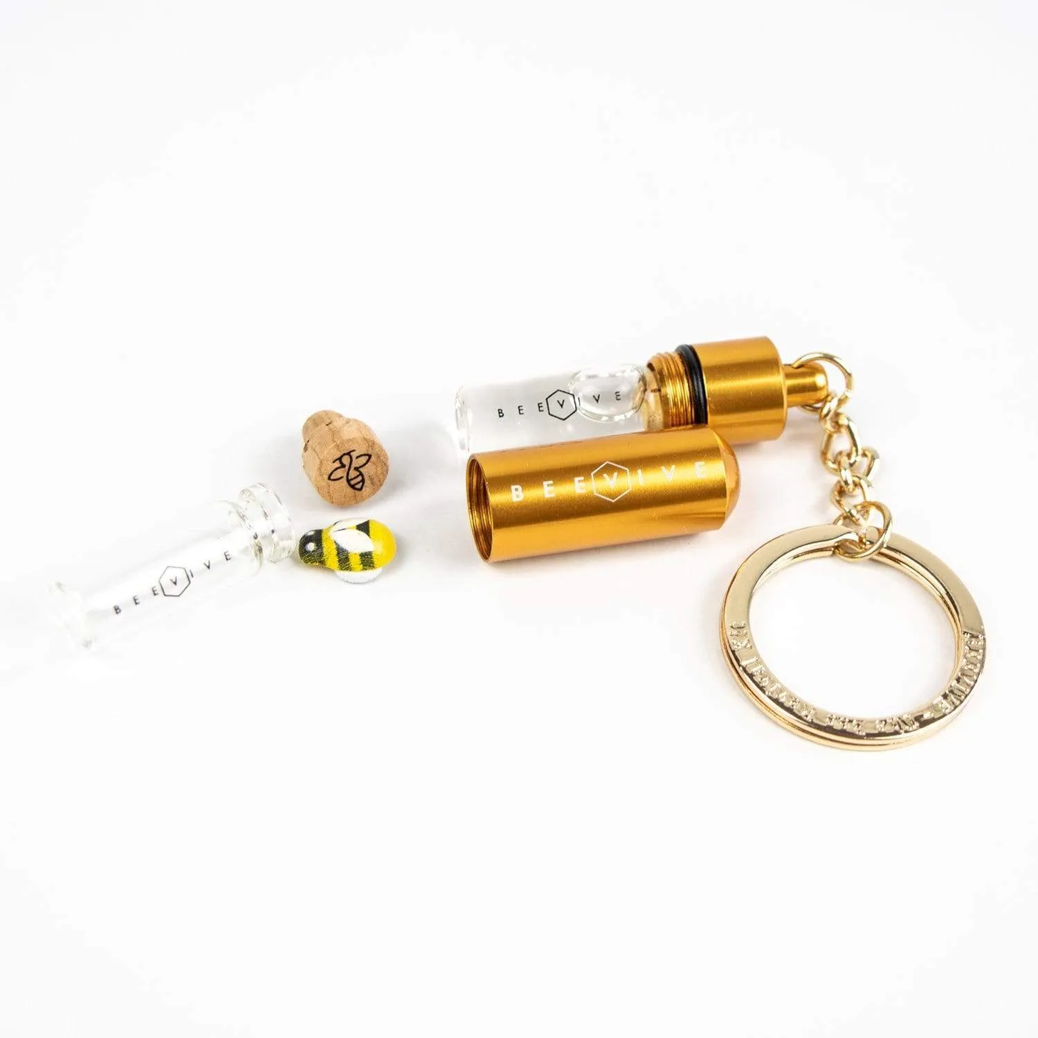 Bee Revival Kit - Butterfly & Bee Reviver, Keychain, Black or Gold