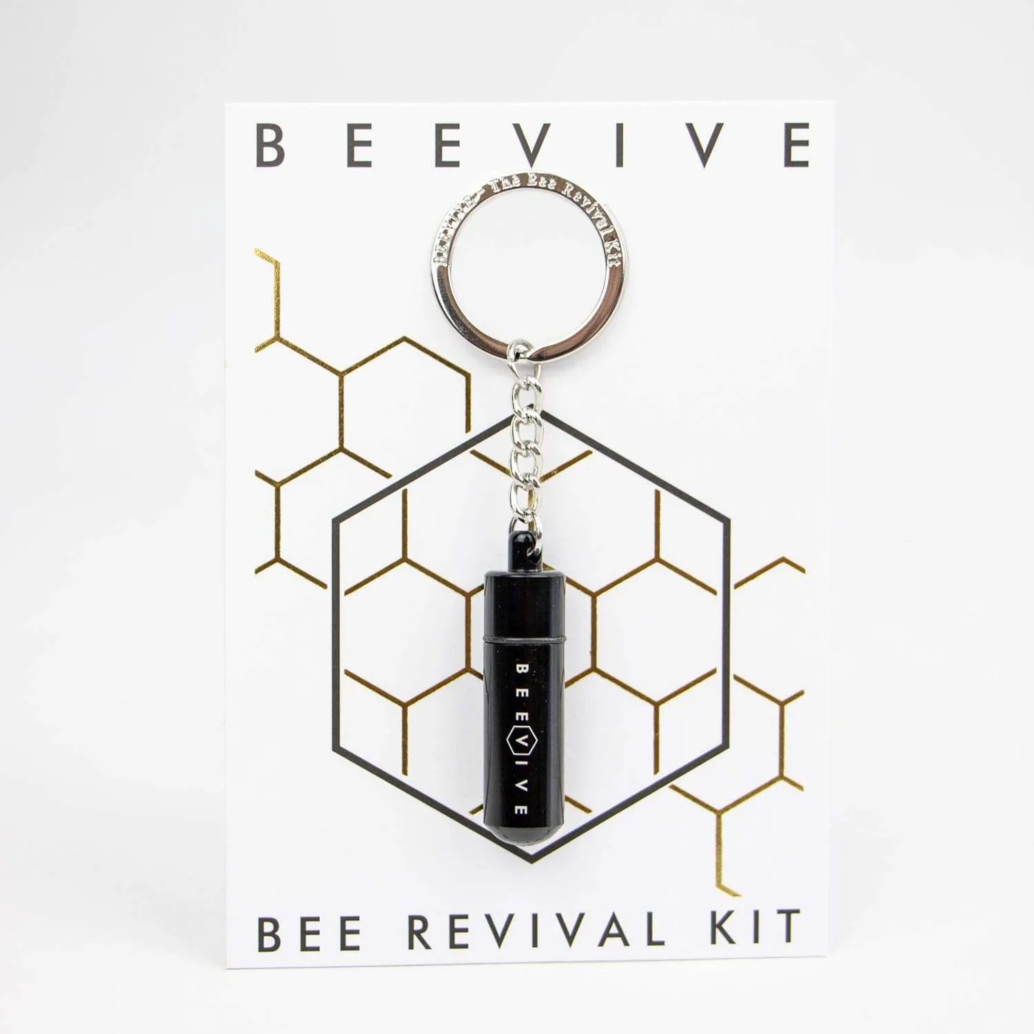 Bee Revival Kit - Butterfly & Bee Reviver, Keychain, Black or Gold