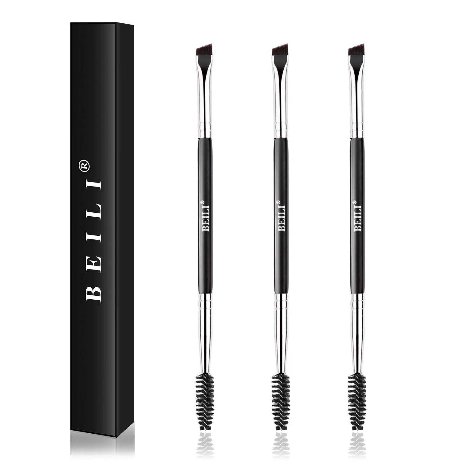 BEILI 1/2/3PCS Dual-head Eyebrow Eyelash Brush  BA18