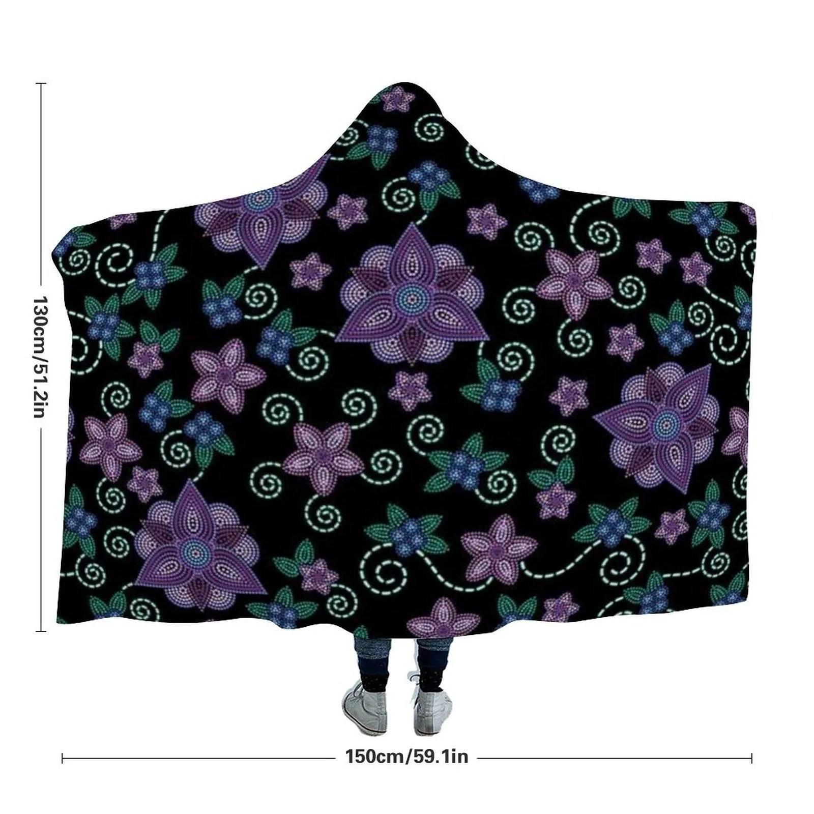 Berry Picking Hooded Blanket