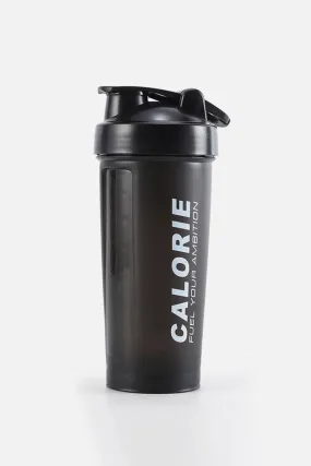 Black Fitness Sports Shaker Bottle - S24 - BT0004R