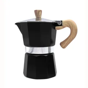 Black Stovetop Espresso Maker 3cup 1pc