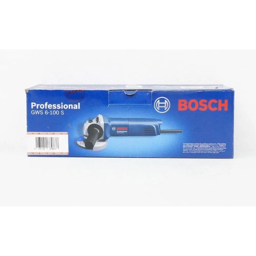 Bosch GWS 6-100 S Angle Grinder 4" (100mm) 710W [Rear Toggle Switch]