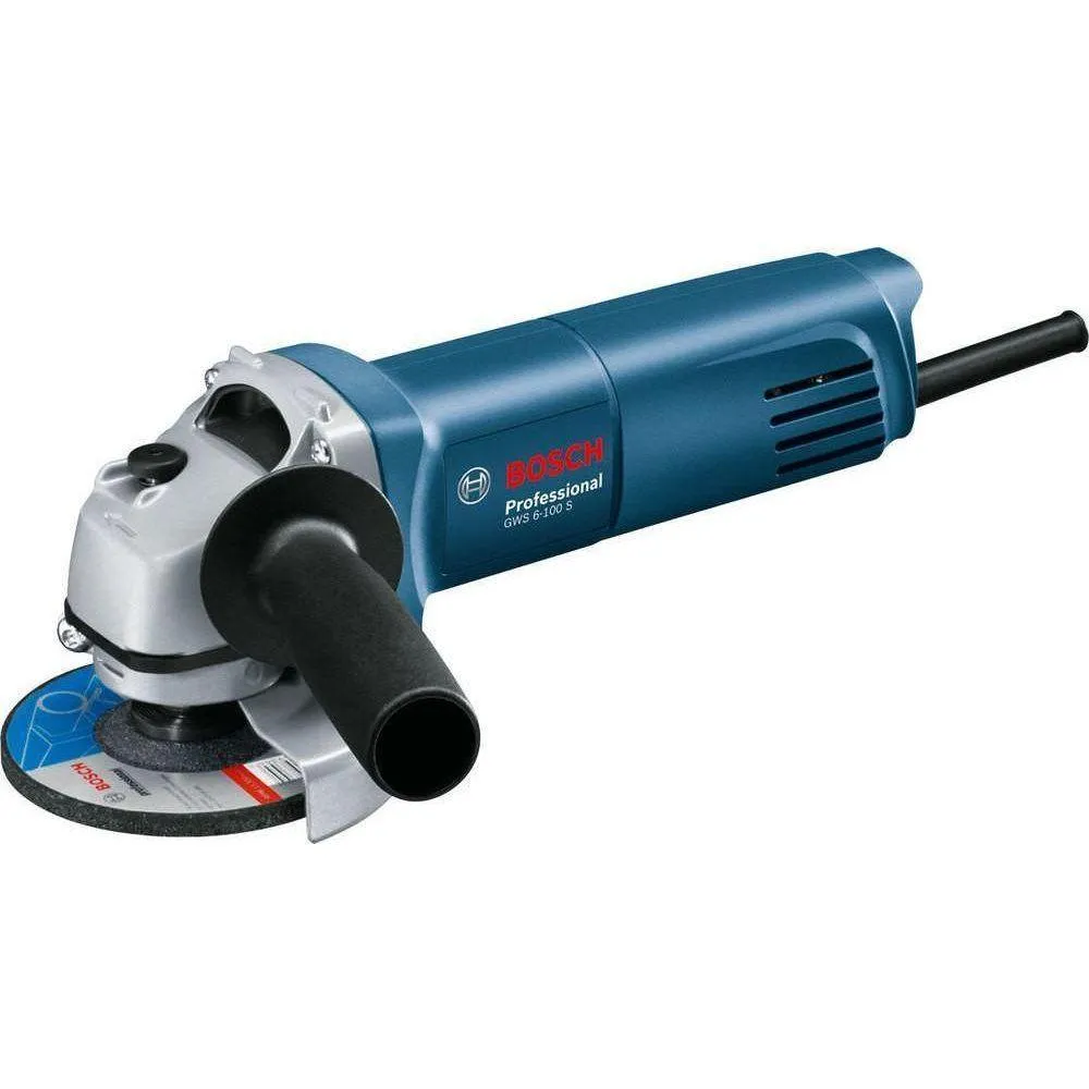 Bosch GWS 6-100 S Angle Grinder 4" (100mm) 710W [Rear Toggle Switch]