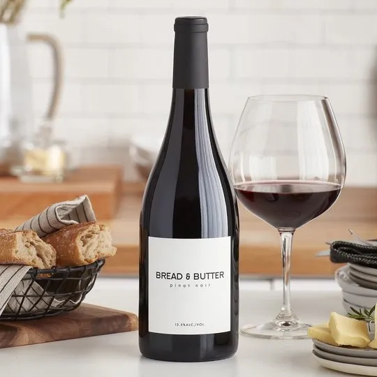 Bread & Butter Pinot Noir Red Wine, California, 13.5% ABV, 750ml Glass Bottle, 5-150ml Servings