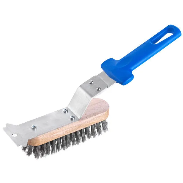 BRUSH FOR GRILLS, STAINLESS STEEL BRISTLES  32 CM