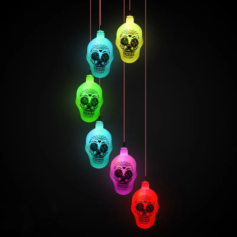 Bulk Halloween Solar Wind Chimes LED Ball Hanging Solar Lights Wholesale