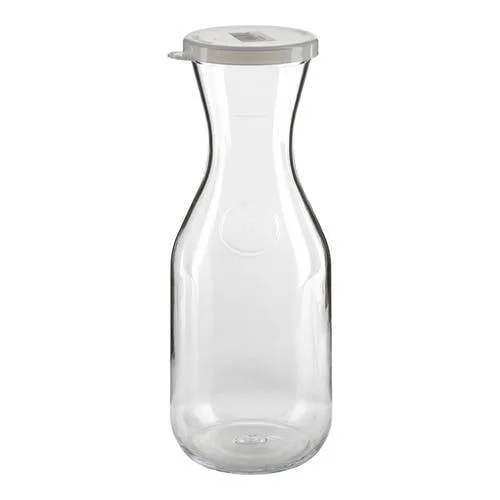 CAMBRO, CAMLITER TRITAN PLASTICE BEVERAGE DECANTER WITH LID - CLEAR