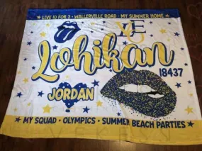 Camp Lohikan Custom Fleece Blanket