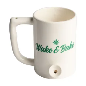 Ceramic Coffee Mug Pipe - Wake & Bake