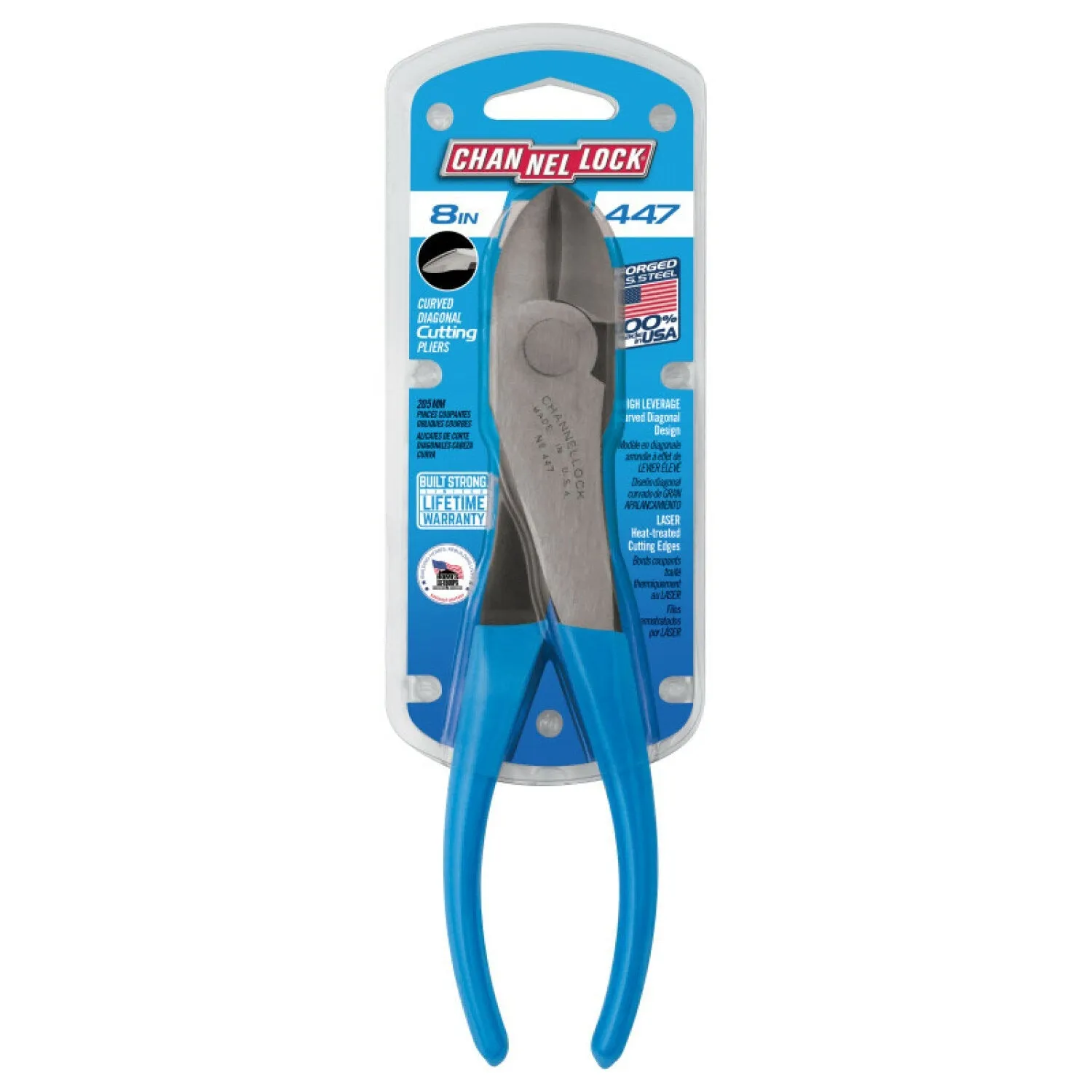 Channellock 447 Curved Diagonal Cutting Pliers