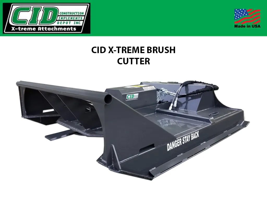 CID X-TREME Duty Brush Cutter for Skid Steers