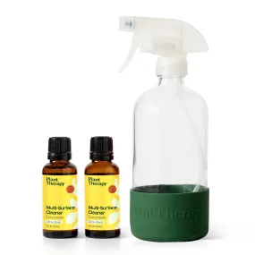 Cleaning Duo: Citrus Burst   Forest Green Sleeve