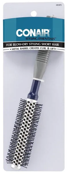 CONAIR - Full Round Hot Curling Brush for Short Hair - 1 Brush