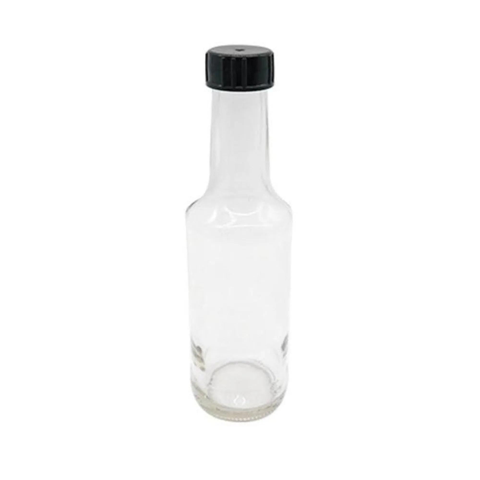 Consol 125ml Glass Worcester Sauce Bottle with Black Lid BN1903UTL