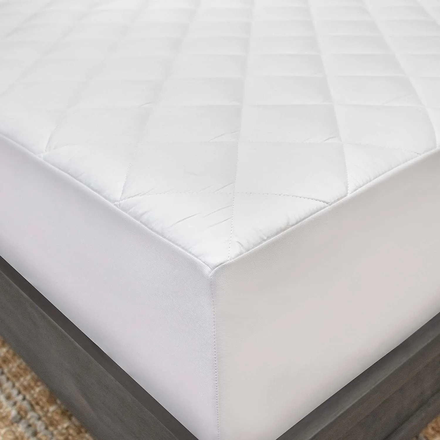 Coolmax 300 Thread Count Cotton Rich Mattress Pad available in 4 sizes