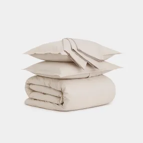 Cotton Percale Complete Bedding Set