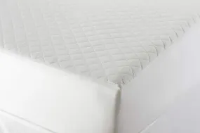 Coyuchi Organic Cotton Mattress Pad, Queen, Soft Cotton Mattress Cover, White